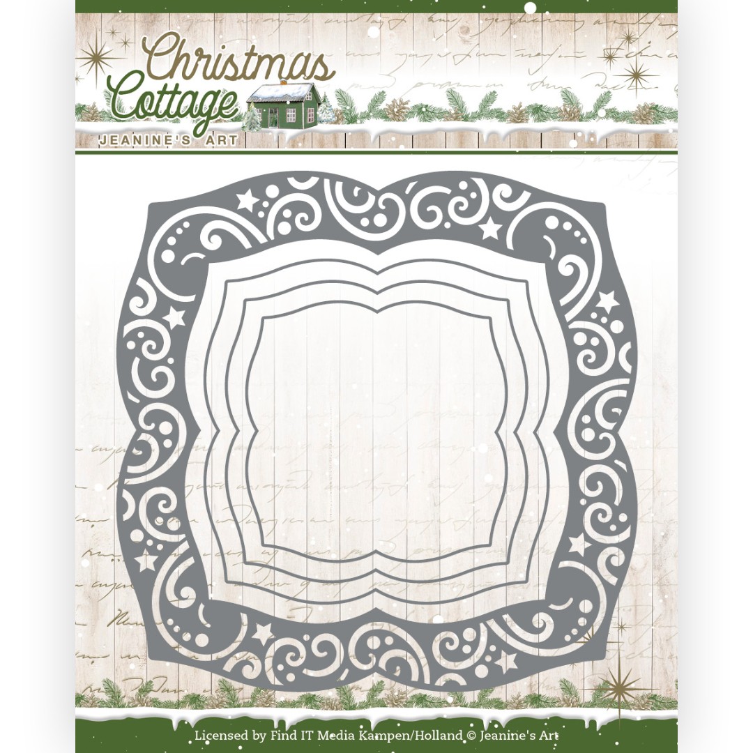 Dies - Jeanine's Art - Christmas Cottage - Nesting Christmas Swirls