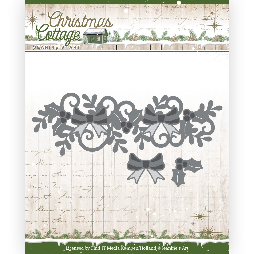 Dies - Jeanine's Art - Christmas Cottage - Christmas Swirl Border Dies - Jeanine's Art - Christmas Cottage - Christmas Swirl Border