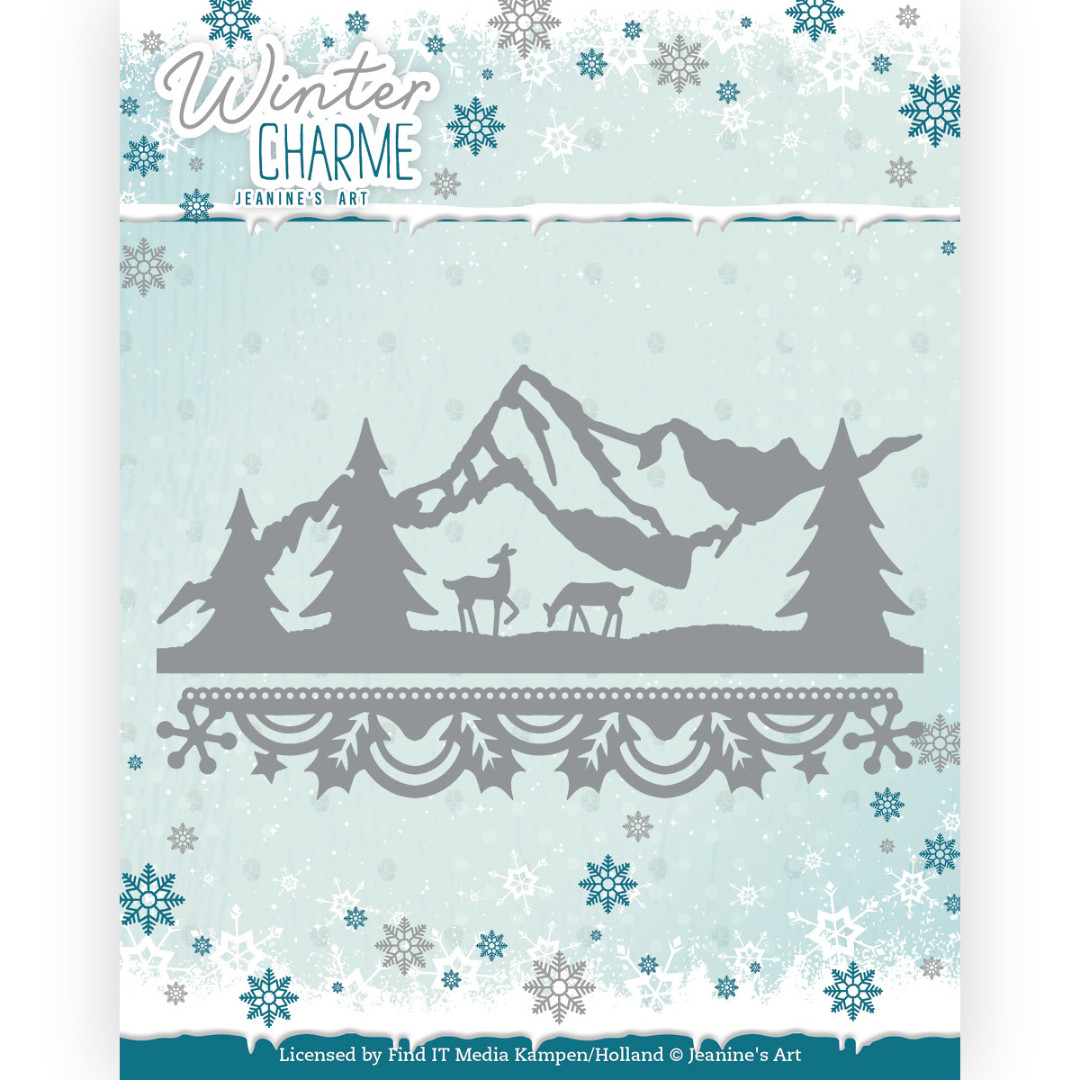 Dies - Jeanine's Art - Winter Charme - Landscape Border