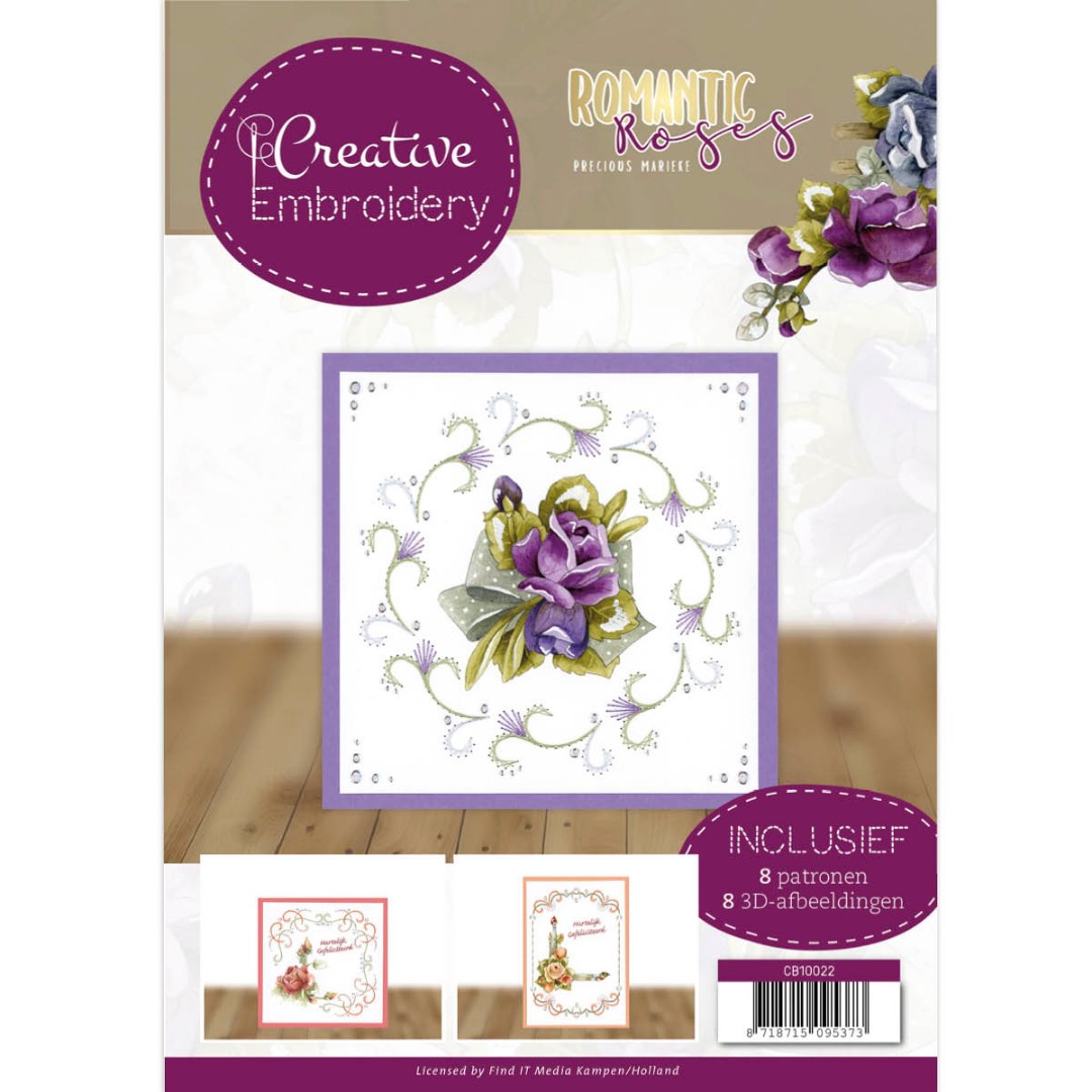 Nr. 22 Book Creative Embroidery Romantic Roses by Precious Marieke Nr. 22 Book Creative Embroidery Romantic Roses by Precious Marieke