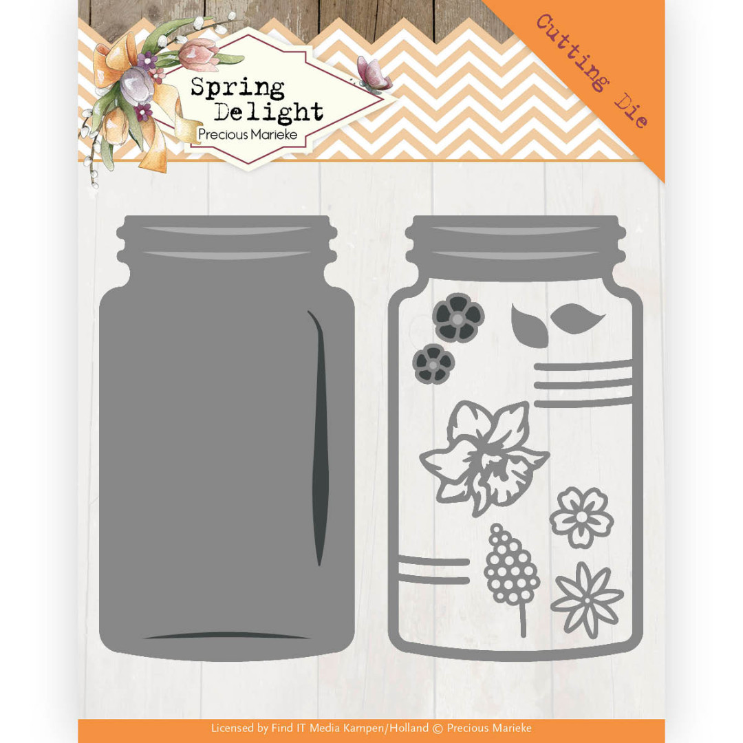 Spring Jar Spring Delight Cutting Die by Precious Marieke Spring Jar Spring Delight Cutting Die by Precious Marieke
