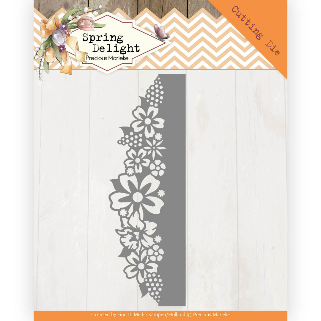 Spring Border Spring Delight Cutting Die by Precious Marieke Spring Border Spring Delight Cutting Die by Precious Marieke