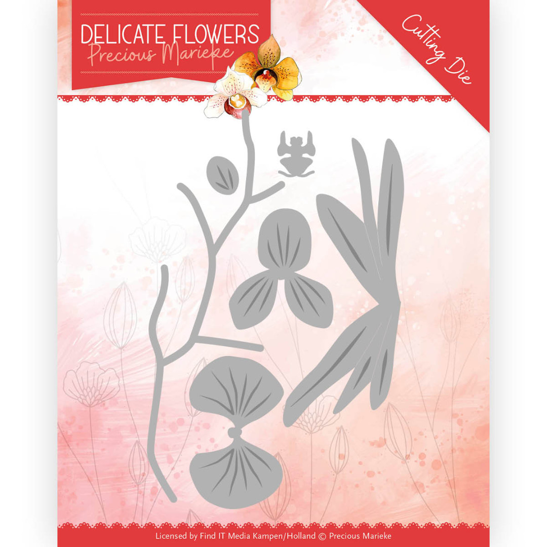 Build up Orchid Delicate Flowers Cutting Die by Precious Marieke Build up Orchid Delicate Flowers Cutting Die by Precious Marieke