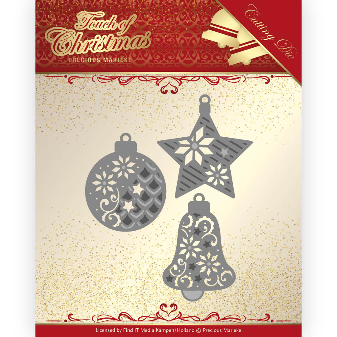 Dies - Precious Marieke - Touch of Christmas - Christmas Baubles Dies - Precious Marieke - Touch of Christmas - Christmas Baubles