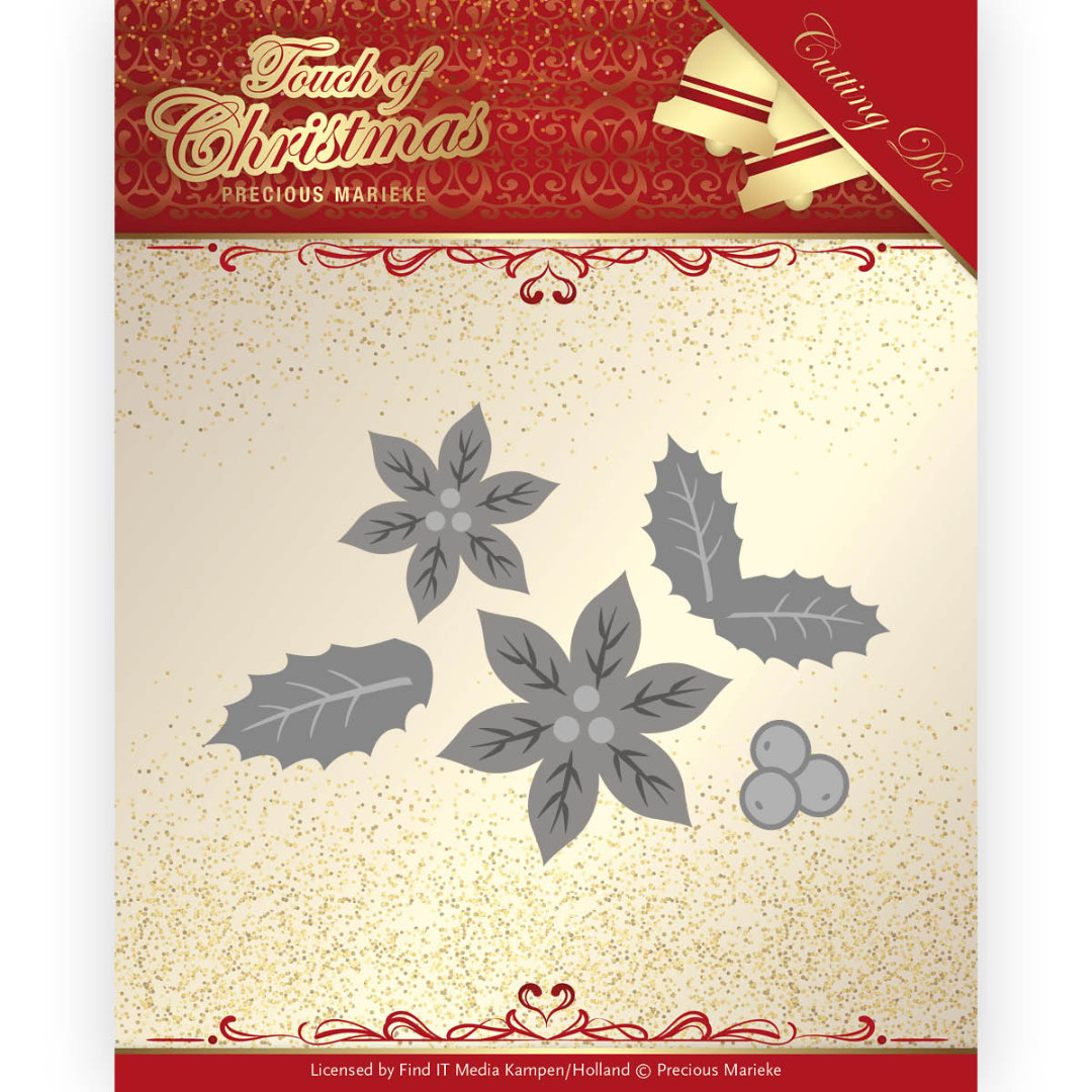 Dies - Precious Marieke - Touch of Christmas - Poinsettia Dies - Precious Marieke - Touch of Christmas - Poinsettia