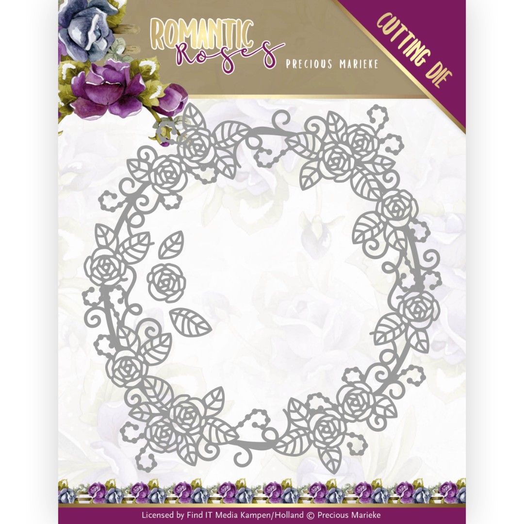 Rose Circle - Romantic Roses Cutting Die by Precious Marieke Rose Circle - Romantic Roses Cutting Die by Precious Marieke