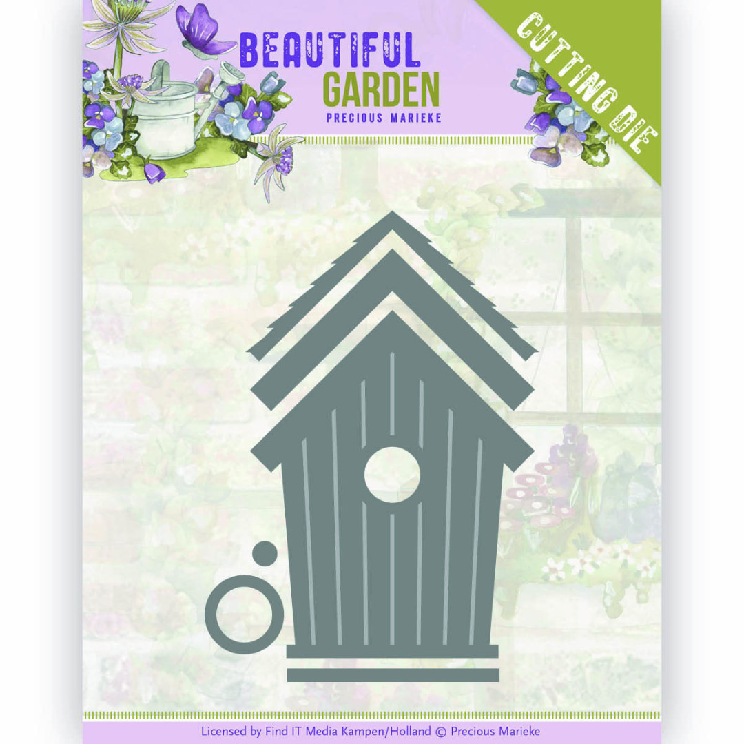 Birdhouse - Beautiful Garden Cutting Die by Precious Marieke Birdhouse - Beautiful Garden Cutting Die by Precious Marieke