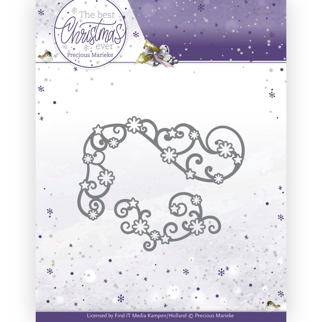 Dies - Precious Marieke - The Best Christmas Ever - Star Swirls Dies - Precious Marieke - The Best Christmas Ever - Star Swirls