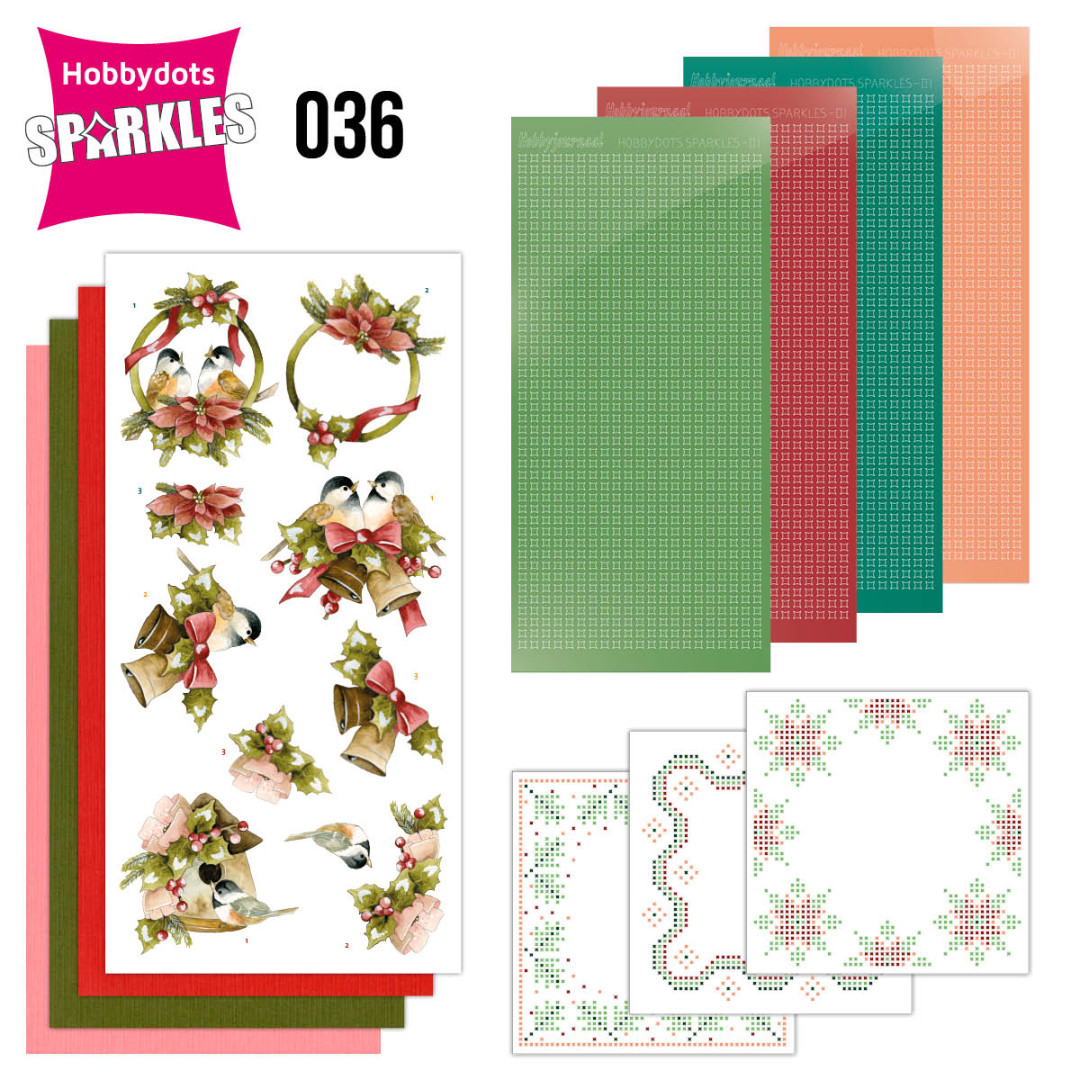 Sparkles Set 36 - Precious Marieke - A Touch of Christmas - Birds Sparkles Set 36 - Precious Marieke - A Touch of Christmas - Birds