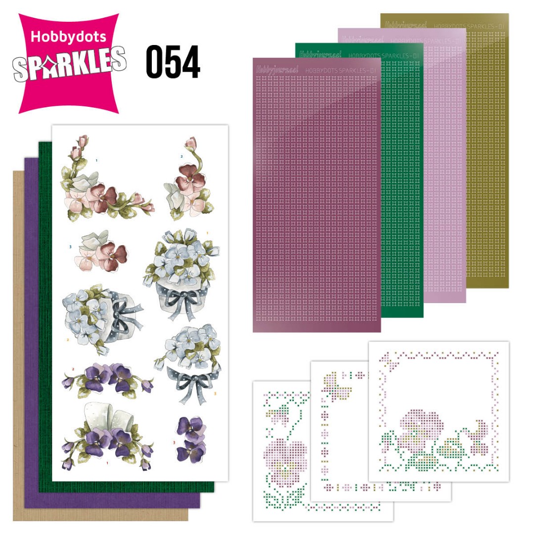 Nr. 54 Sparkles Set Violets - Precious Marieke Nr. 54 Sparkles Set Violets - Precious Marieke