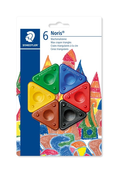 Wax triangle Noris Club 6pcs. BC 