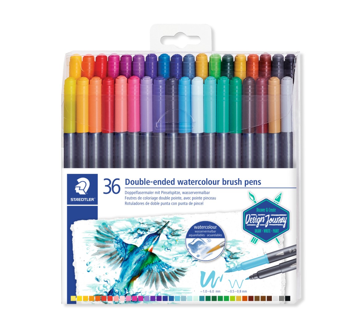 marsgraphic duo penseelmarker - set 36 st marsgraphic duo penseelmarker - set 36 st