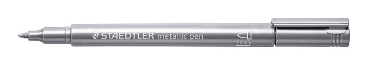metallic pen zilver metallic pen zilver