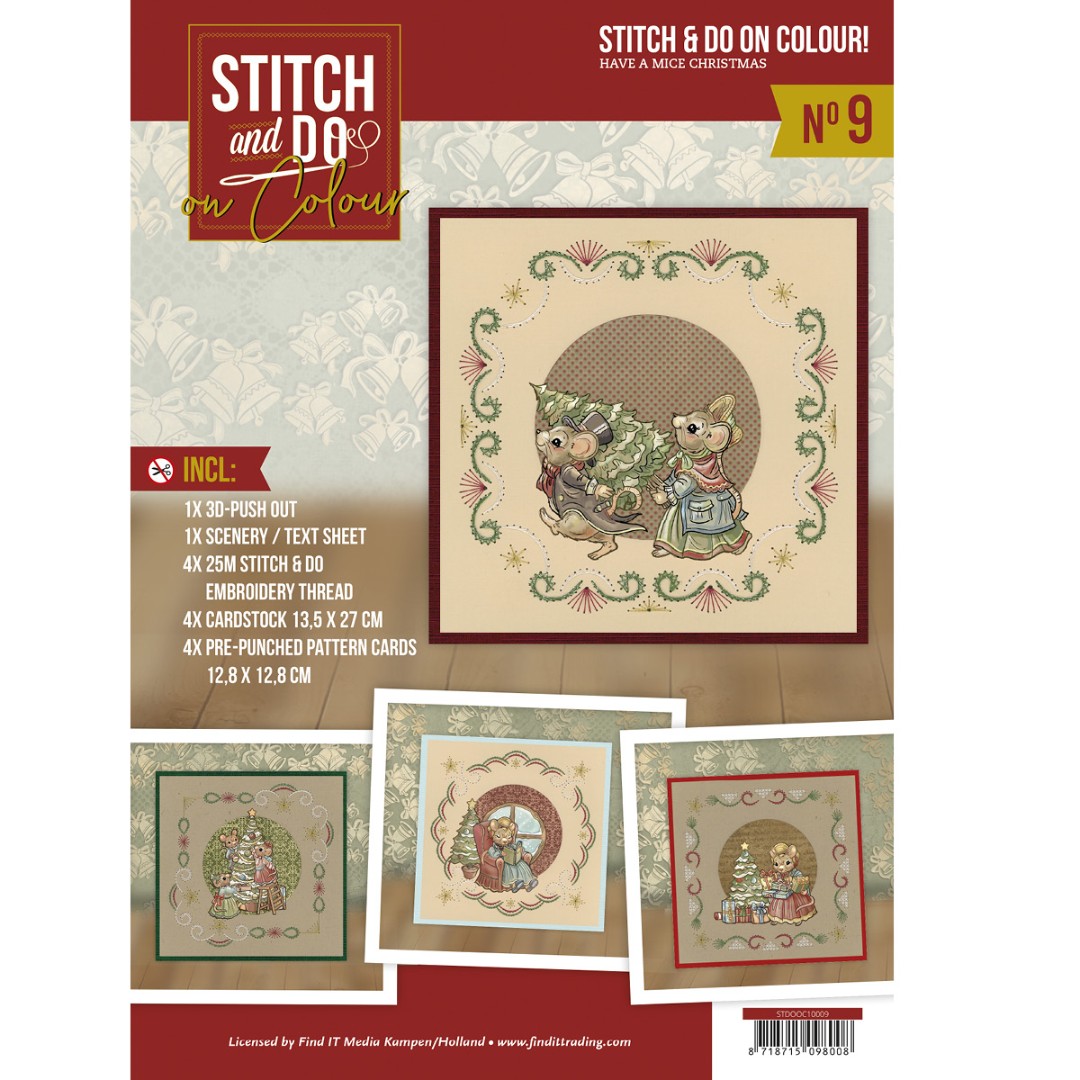 Stitch and Do on Colour 009 - Yvonne Creations - Have a Mice Christmas Stitch and Do on Colour 009 - Yvonne Creations - Have a Mice Christmas