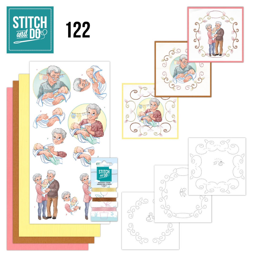 Nr. 122 Grandparents Active Life by Yvonne Creations for Stitch and Do Nr. 122 Grandparents Active Life by Yvonne Creations for Stitch and Do