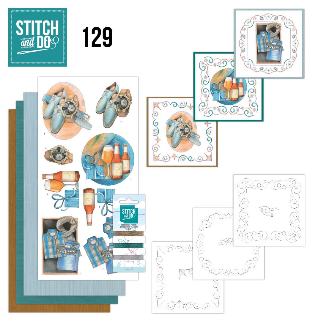 Nr. 129 Gifts for Men by Jeanine's Art voor Stitch and Do Nr. 129 Gifts for Men by Jeanine's Art voor Stitch and Do