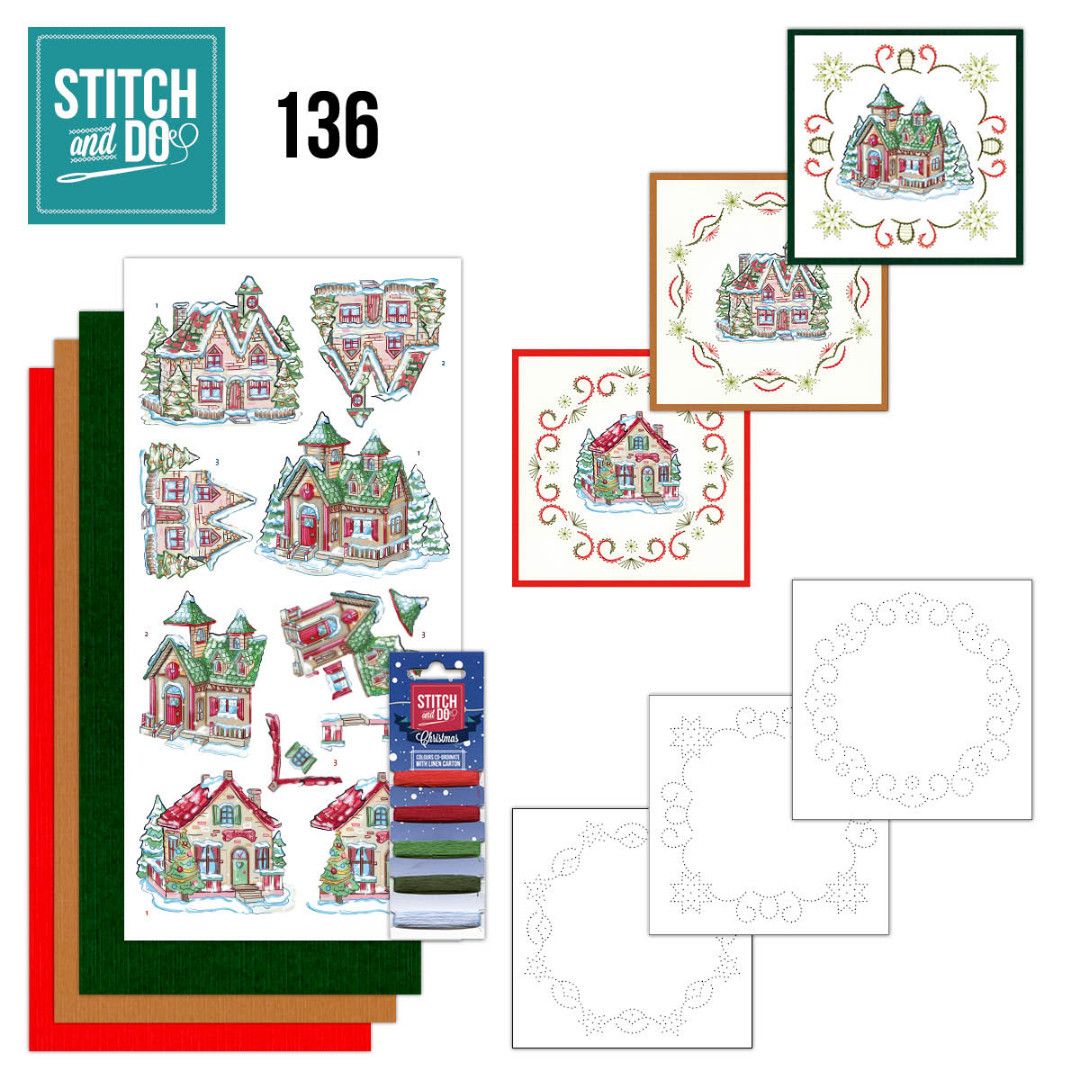 Stitch and Do 136 - Yvonne Creations - Villages Stitch and Do 136 - Yvonne Creations - Villages