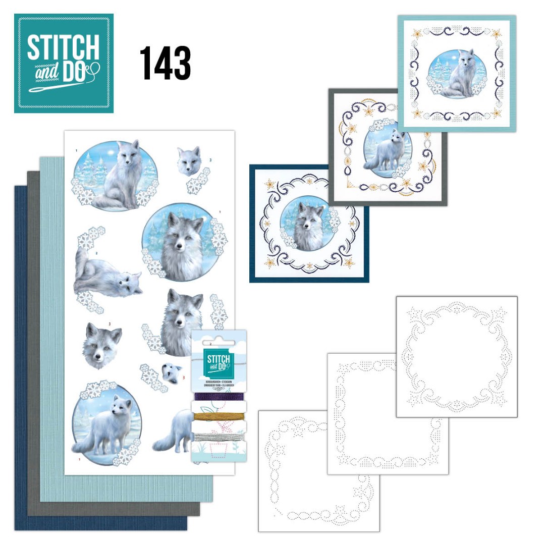 Nr. 143 Stitch and Do Winter Foxes by Amy Design Nr. 143 Stitch and Do Winter Foxes by Amy Design