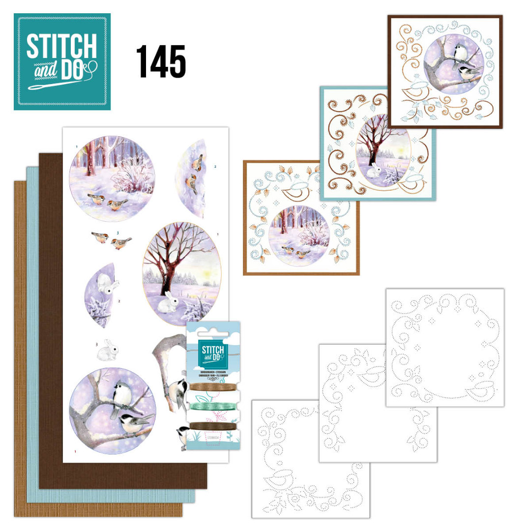 Nr. 145 Winter Landscape by Jeanine's Art for Stitch and Do Nr. 145 Winter Landscape by Jeanine's Art for Stitch and Do