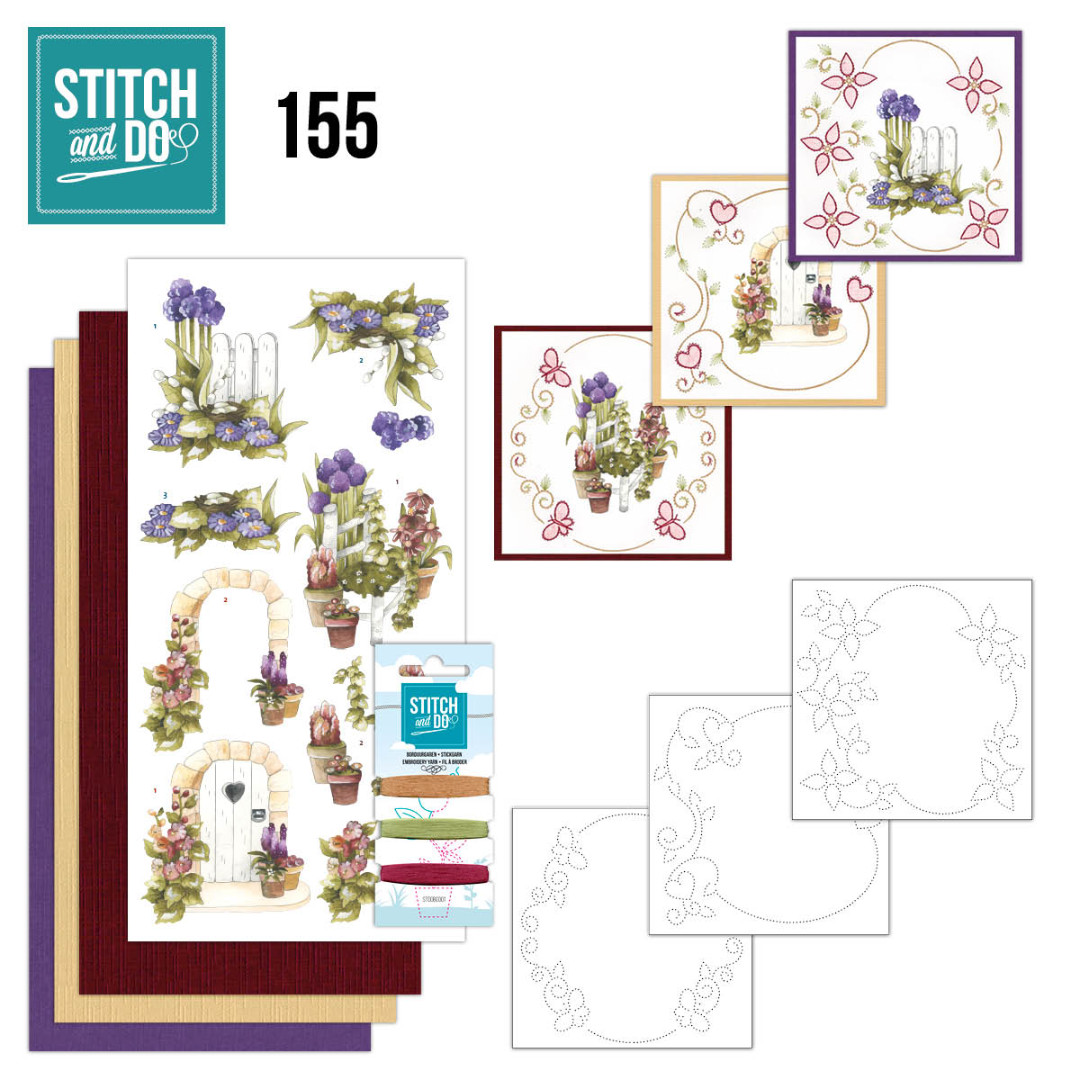 Stitch and Do 155 - Precious Marieke - Beautiful Garden - Allium Stitch and Do 155 - Precious Marieke - Beautiful Garden - Allium
