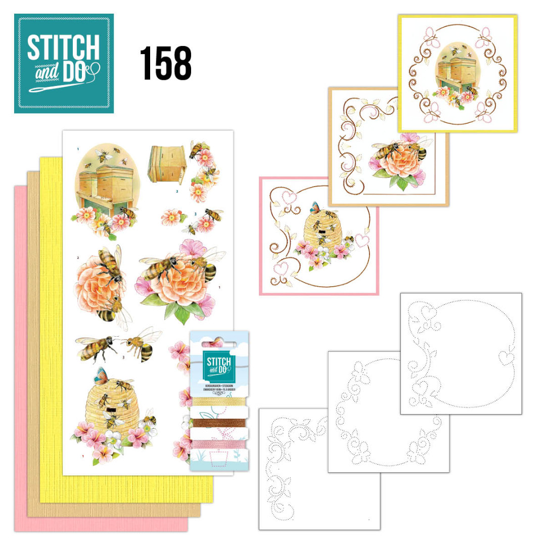 Stitch and Do 158 - Jeanine's Art - Humming Bees