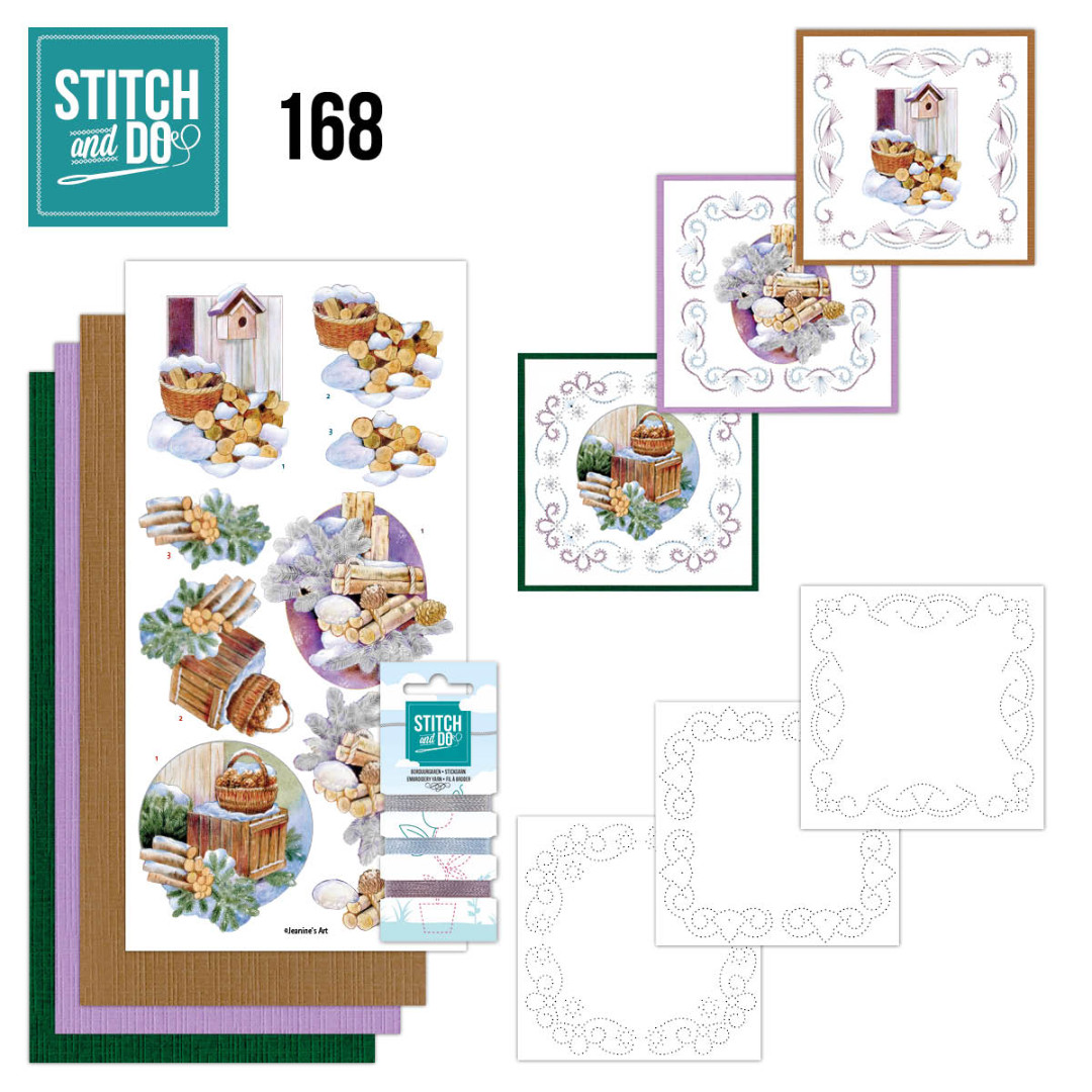 Stitch and Do 168 - Jeanine's Art - Winter Charme - Wood Stitch and Do 168 - Jeanine's Art - Winter Charme - Wood