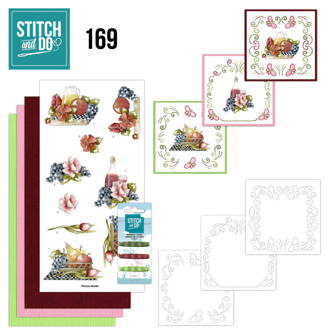 Stitch and Do 169 - Precious Marieke - Flowers and Fruits - Flowers and Grapes Stitch and Do 169 - Precious Marieke - Flowers and Fruits - Flowers and Grapes