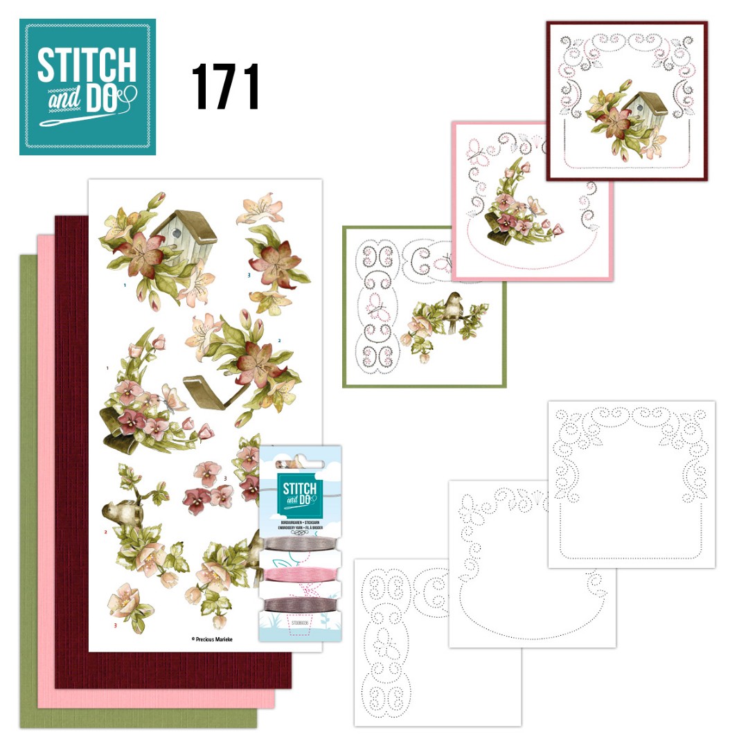 Stitch and Do 171 - Precious Marieke - Flowers and Birds Stitch and Do 171 - Precious Marieke - Flowers and Birds