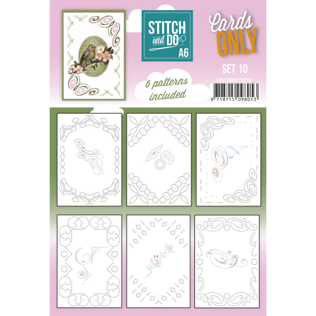 Stitch and Do - Cards Only - Set 10 Stitch and Do - Cards Only - Set 10