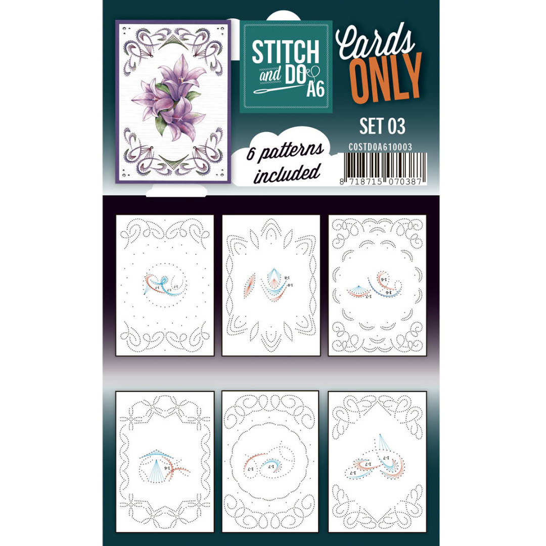 Nr. 3 A6 Cards Only Stitch and Do Nr. 3 A6 Cards Only Stitch and Do