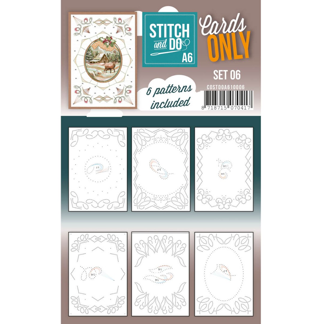 Nr. 6 A6 Cards Only Stitch and Do Nr. 6 A6 Cards Only Stitch and Do