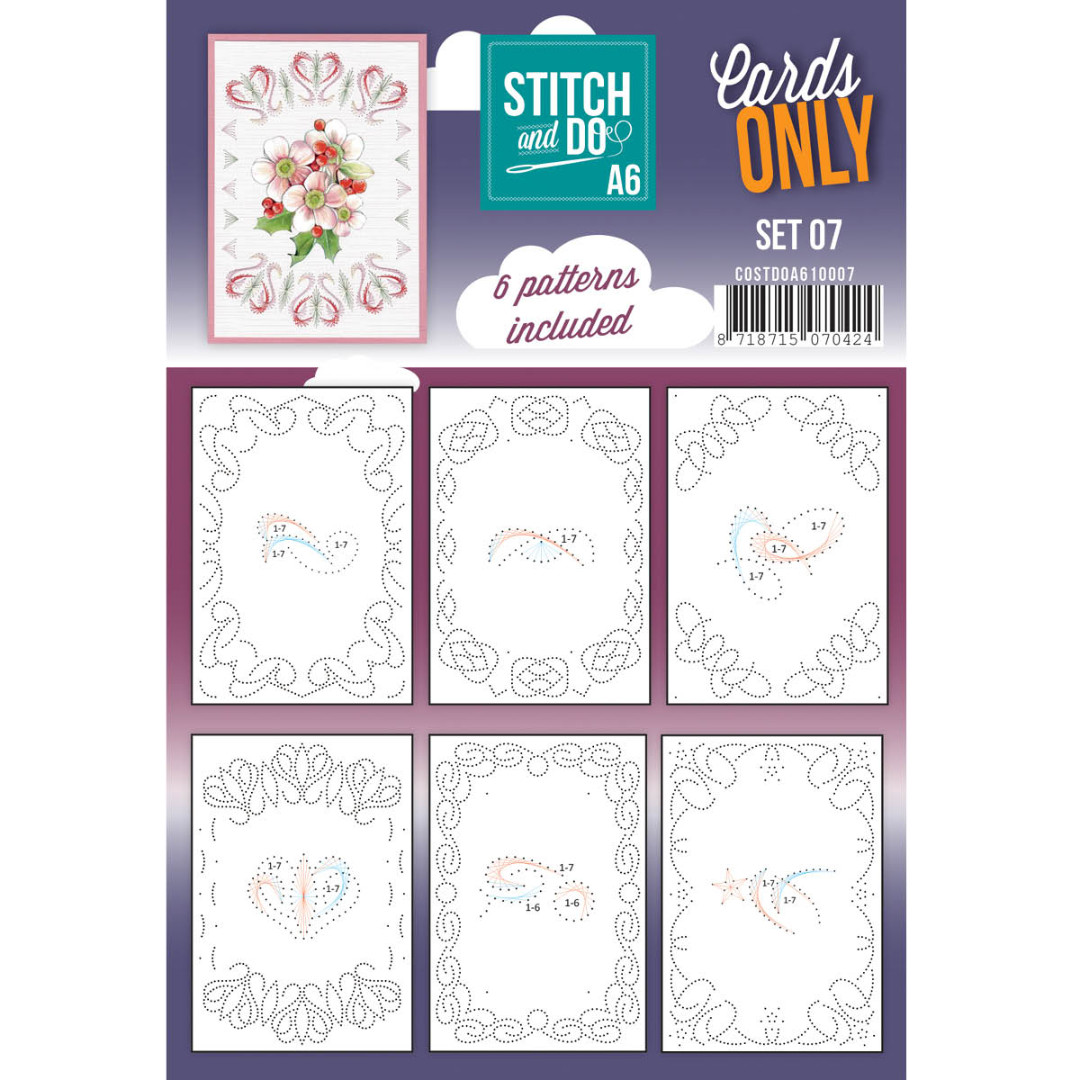 Nr. 7 A6 Cards Only Stitch and Do Nr. 7 A6 Cards Only Stitch and Do