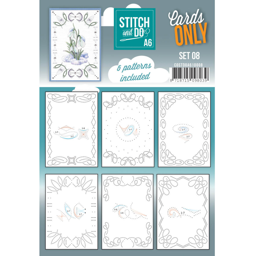 Nr. 8 A6 Cards Only Stitch and Do Nr. 8 A6 Cards Only Stitch and Do