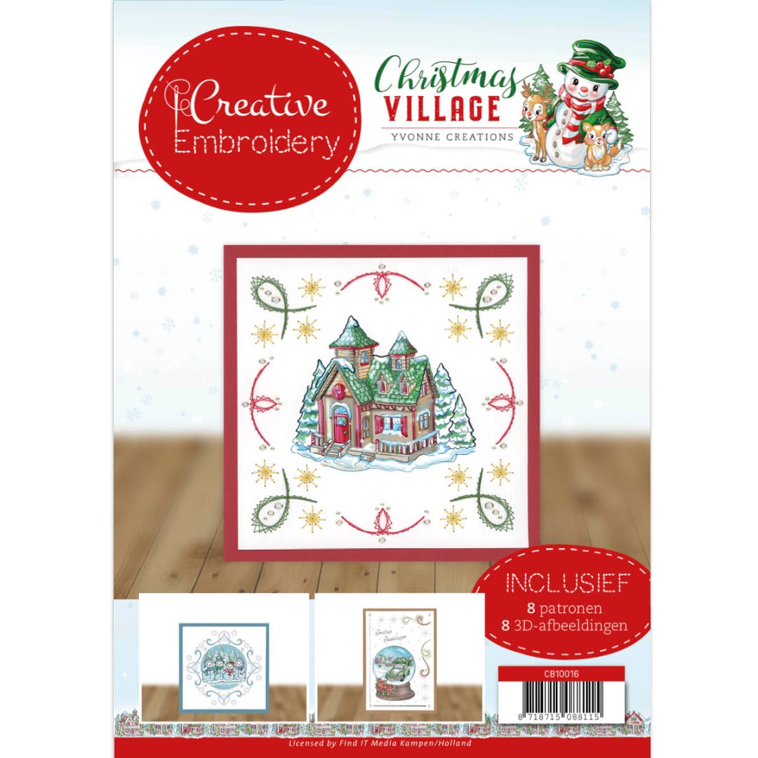 Nr. 16 Creative Embroidery Christmas Village by Yvonne Creations Nr. 16 Creative Embroidery Christmas Village by Yvonne Creations