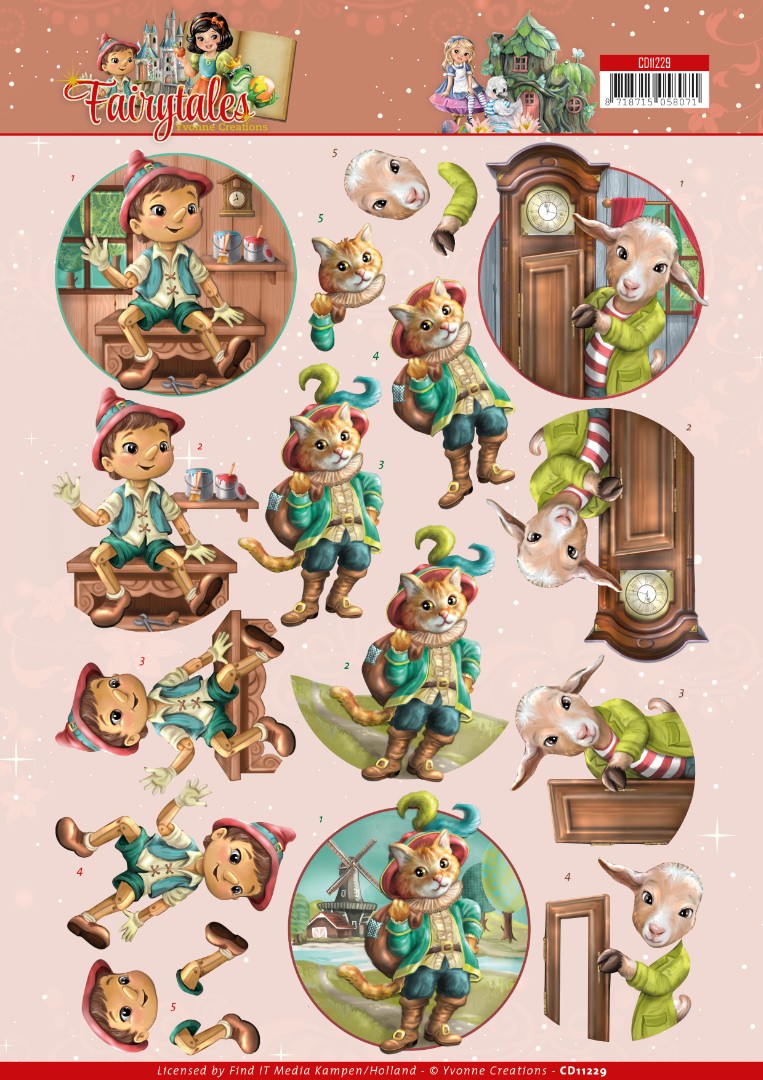 3D Cutting Sheet - Yvonne Creations - Living in a Fairytale