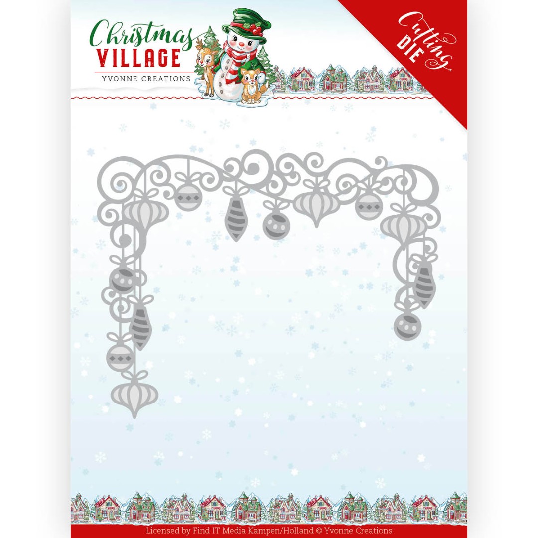 Christmas Baubles Christmas Village Cutting Dies by Yvonne Creations Christmas Baubles Christmas Village Cutting Dies by Yvonne Creations