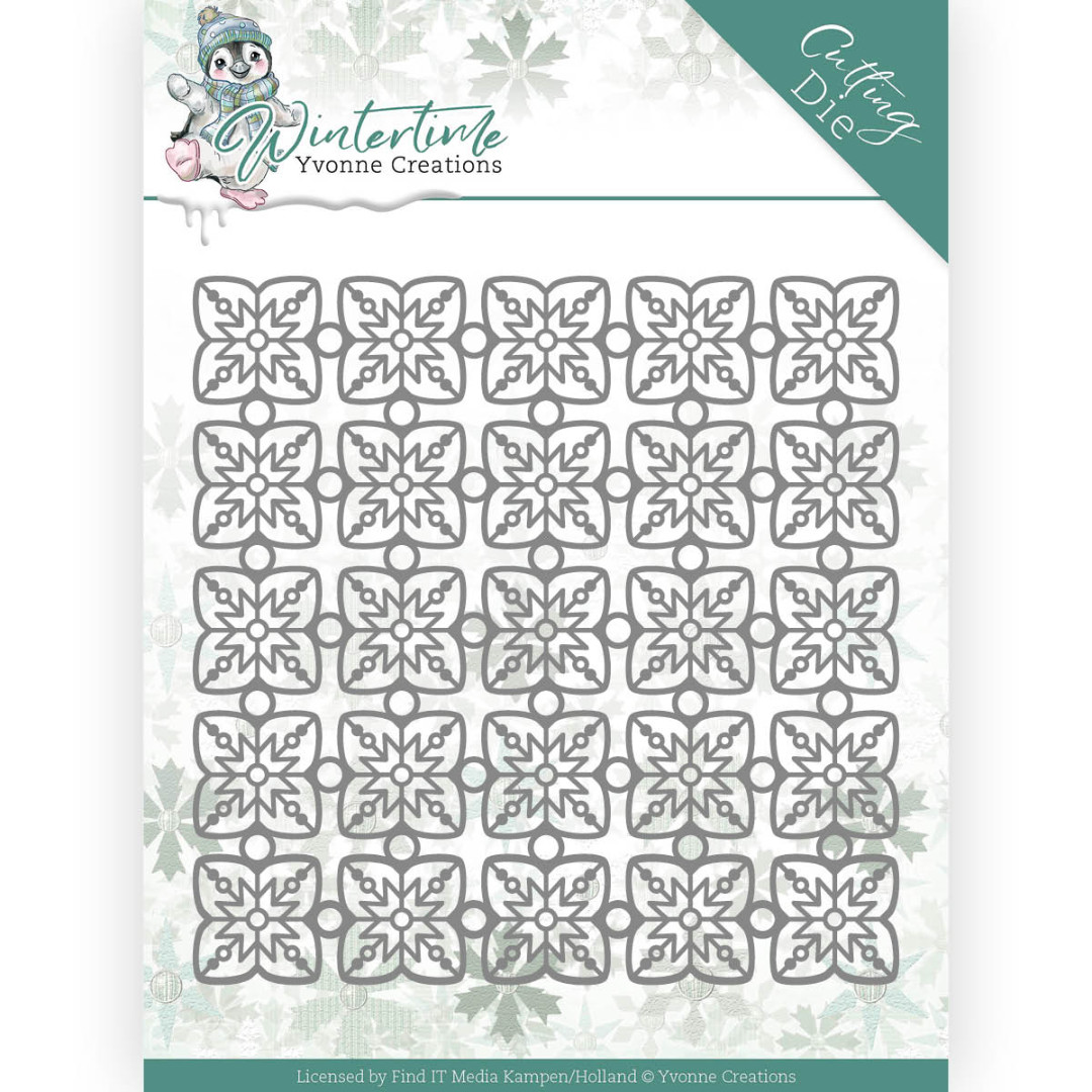 Snowflake Pattern Wintertime Cutting Dies by Yvonne Creations Snowflake Pattern Wintertime Cutting Dies by Yvonne Creations