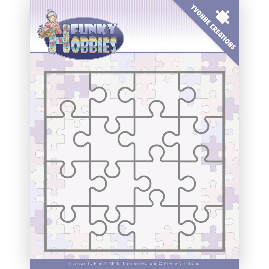 Puzzle - Funky Hobbies Cutting Dies by Yvonne Creations Puzzle - Funky Hobbies Cutting Dies by Yvonne Creations