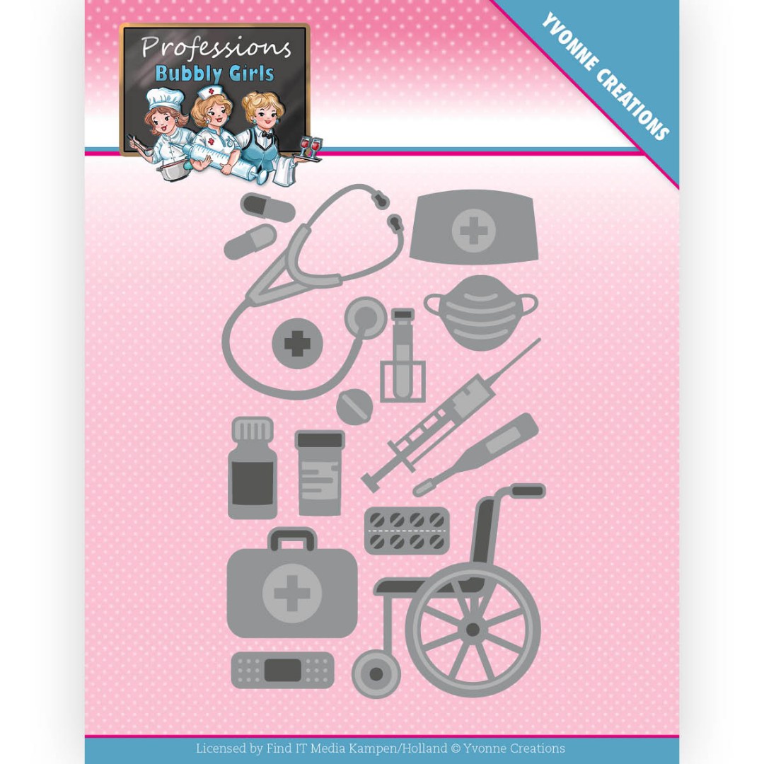 Healthcare - Professions Bubbly Girls - Cutting Dies -Yvonne Creations Healthcare - Professions Bubbly Girls - Cutting Dies -Yvonne Creations
