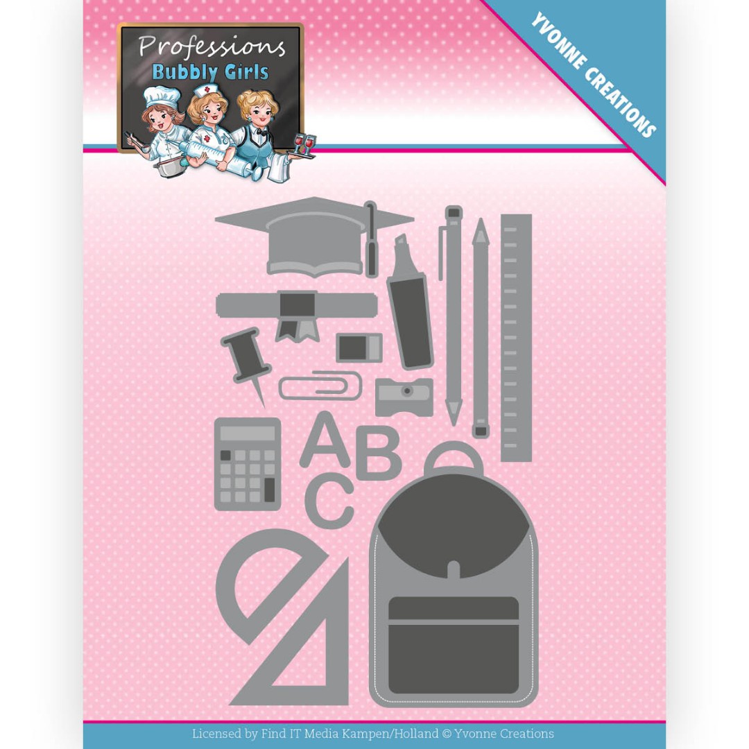 Teaching - Professions Bubbly Girls - Cutting Dies -Yvonne Creations Teaching - Professions Bubbly Girls - Cutting Dies -Yvonne Creations