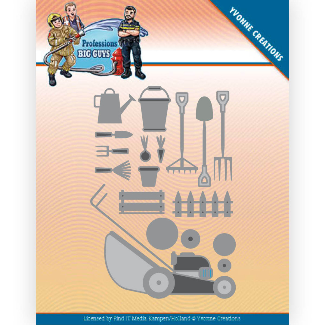 Gardening - Big Guys Professions - Cutting Dies Gardening - Big Guys Professions - Cutting Dies
