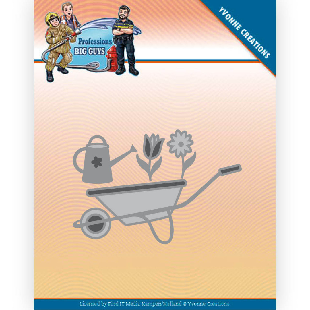 wheelbarrow - Big Guys Professions - Cutting Dies wheelbarrow - Big Guys Professions - Cutting Dies