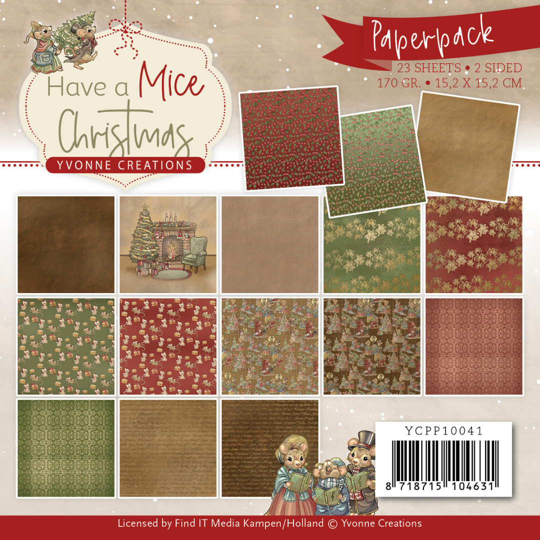 Paperpack - Yvonne Creations - Have a Mice Christmas Paperpack - Yvonne Creations - Have a Mice Christmas
