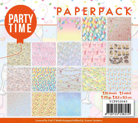 Paperpack - Yvonne Creations - Party Time Paperpack - Yvonne Creations - Party Time