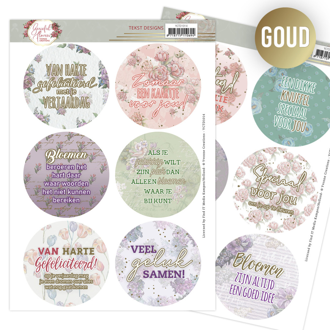 Tekst Designs -Yvonne Creations - Graceful Flowers Tekst Designs -Yvonne Creations - Graceful Flowers