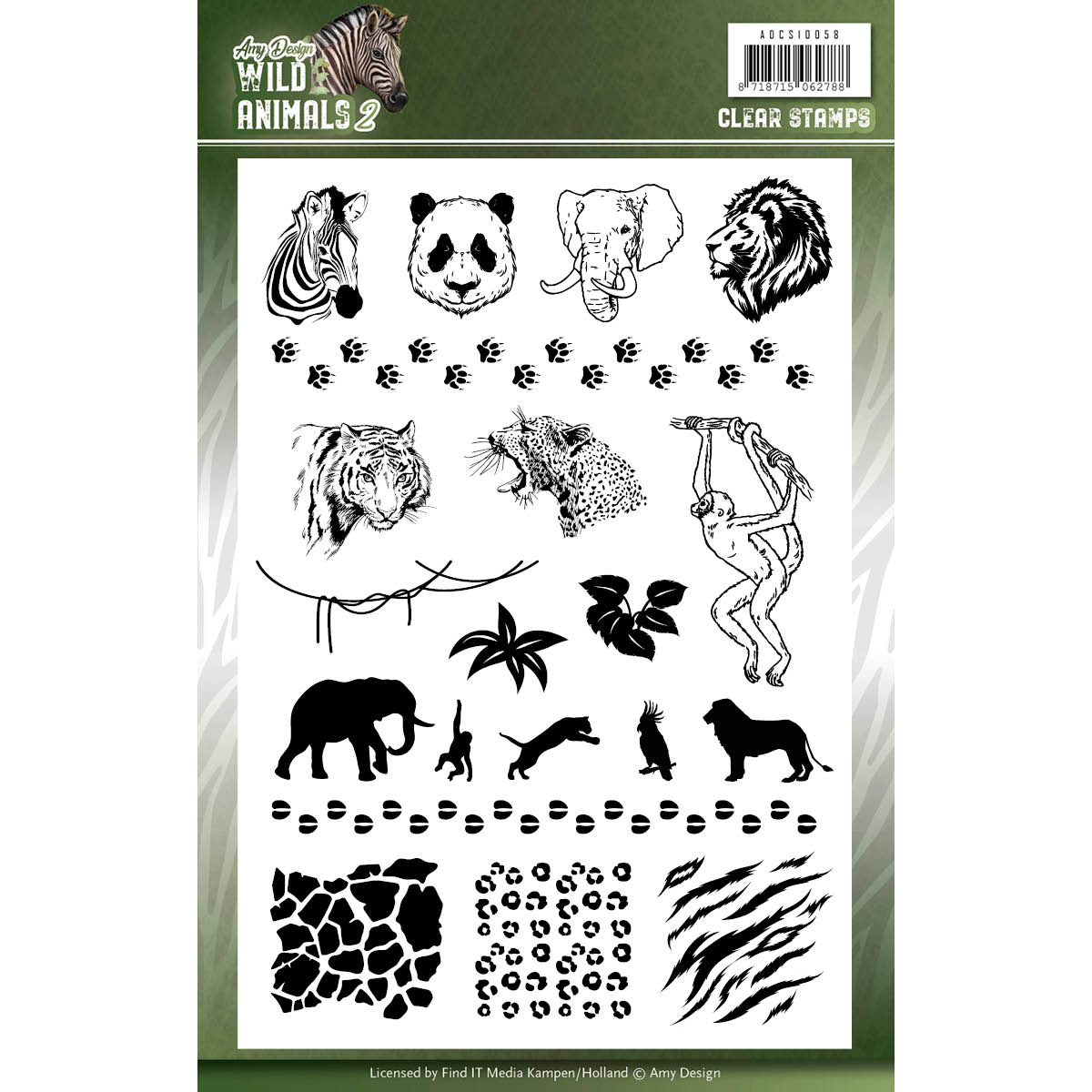 Clear Stamps - Wild Animals 2 - Amy Design Clear Stamps - Wild Animals 2 - Amy Design