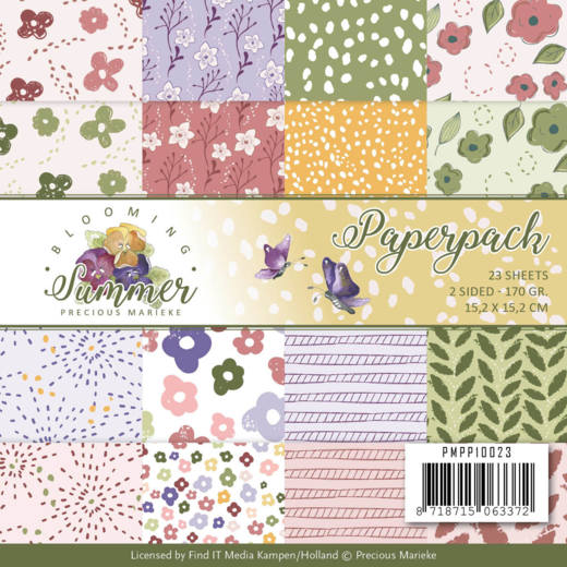 Paperpack - Precious Marieke - Blooming Summer Paperpack - Precious Marieke - Blooming Summer