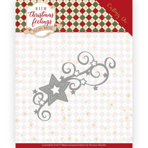 Dies - Precious Marieke Christmas Swirls Warm Christmas Feelings Dies - Precious Marieke Christmas Swirls Warm Christmas Feelings