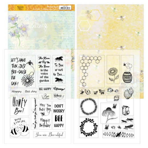 Mica Sheets - Jeanines Art - Buzzing Bees