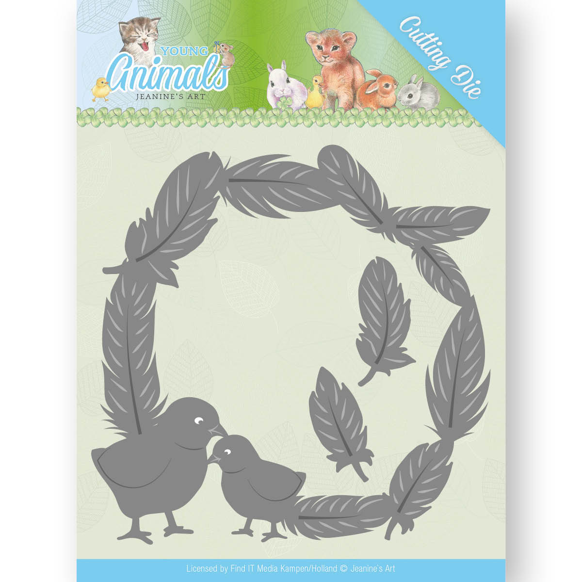 Dies - Jeanine's Art - Young Animals - Feathers all Around Dies - Jeanine's Art - Young Animals - Feathers all Around